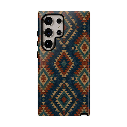 Navy Aztec Tough Case