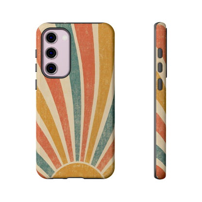Retro Sun Rays Tough Case