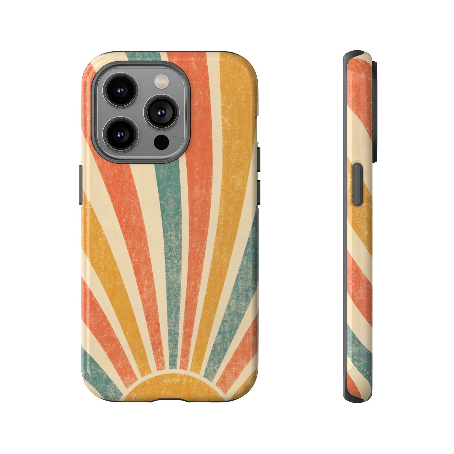 Retro Sun Rays Tough Case