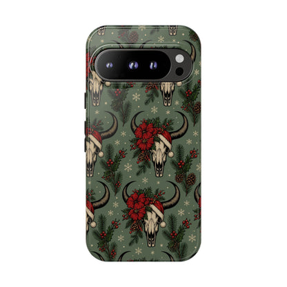 Santa Bull Skulls Tough Case
