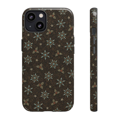 Squash Blossom Snowflakes Tough Case