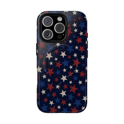 Patriotic Stars Magnetic Case
