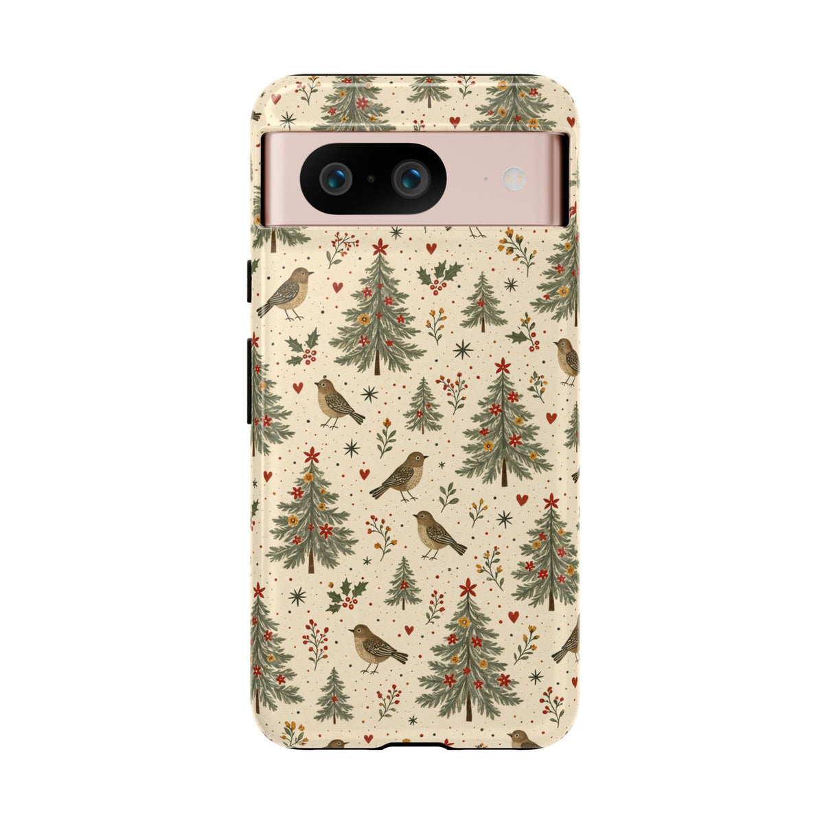 Folk Christmas Birds Tough Case