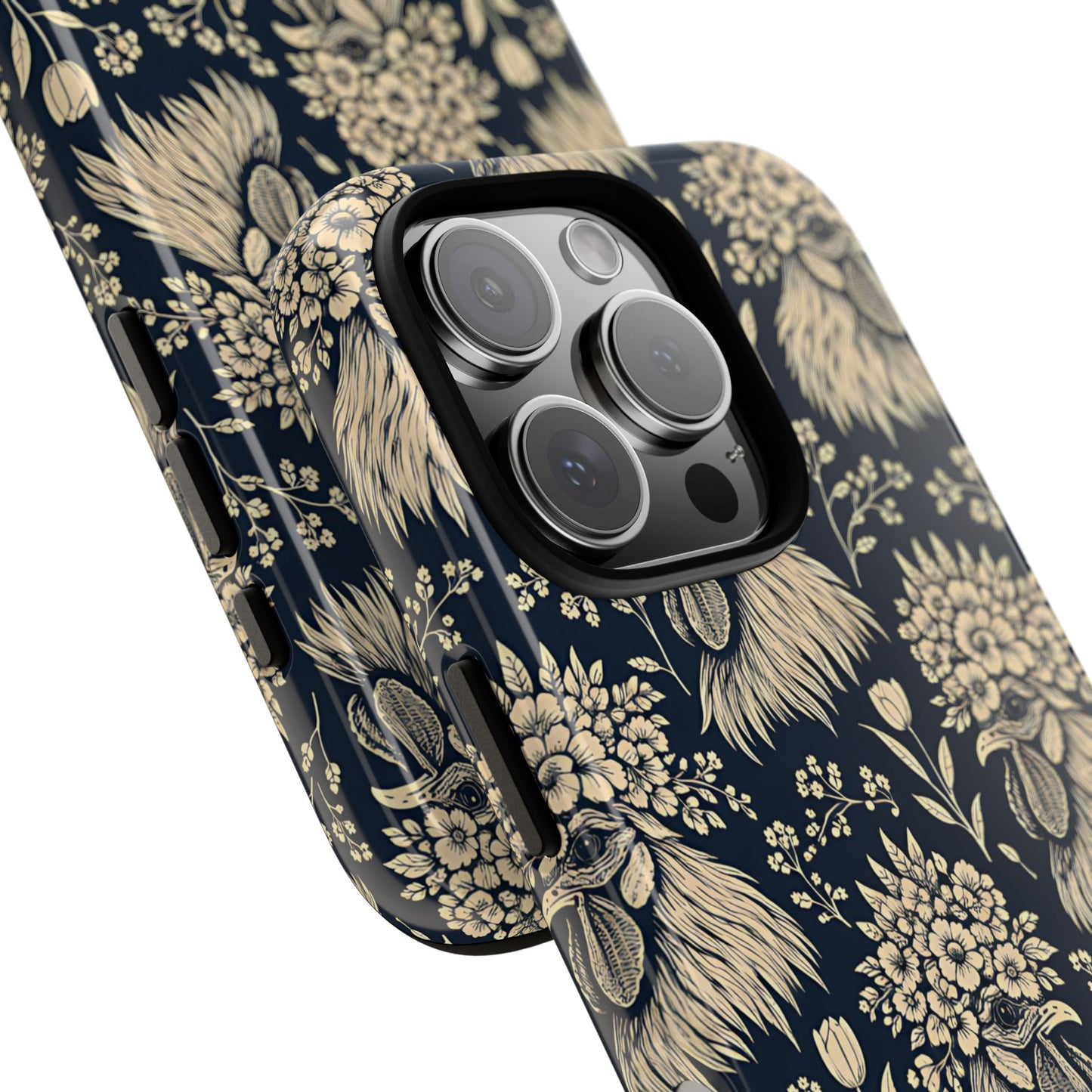 Floral Rooster Tough Case