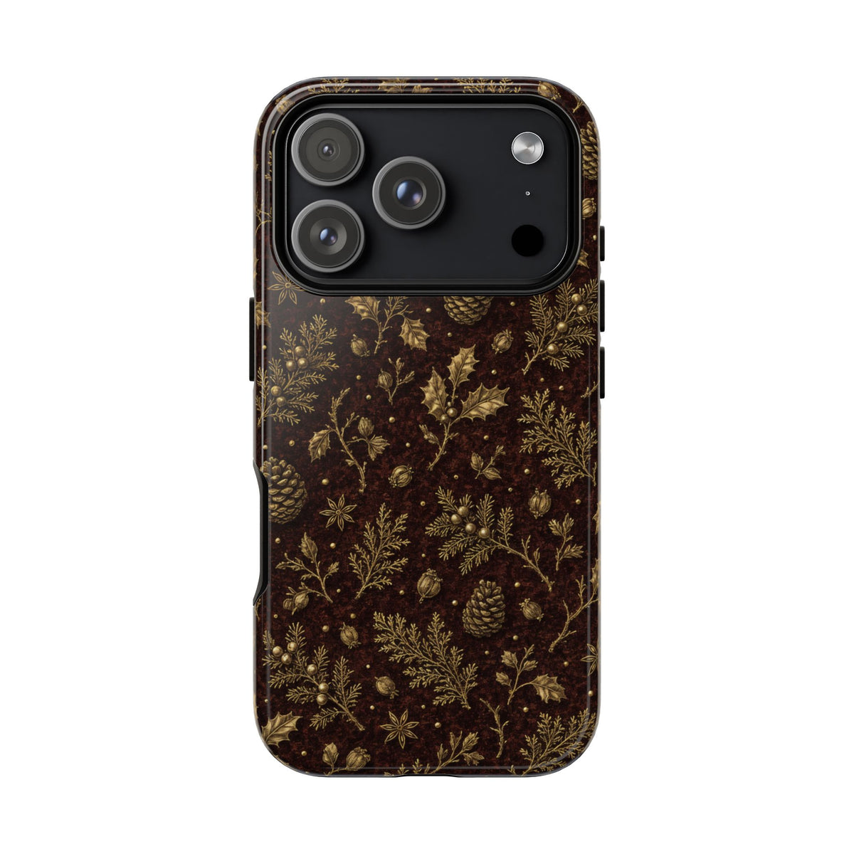 Brass Winter Botanicals Tough Case