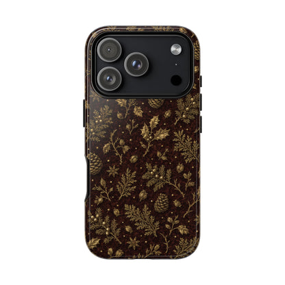 Brass Winter Botanicals Tough Case