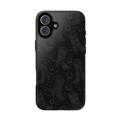 Western Noir Boots Tough Case