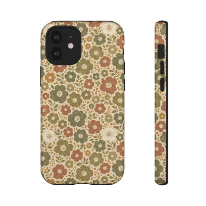 Retro Poppy Field Tough Case