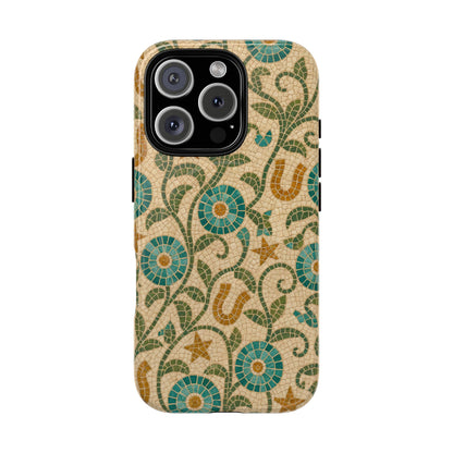 Turquoise Horseshoe Mosaic Magnetic Case