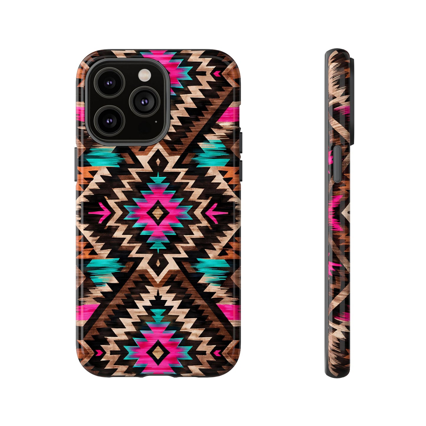 Neon Aztec Rug Tough Case