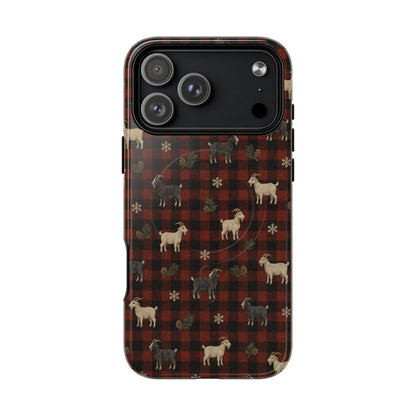 Buffalo Check Goats Magnetic Case