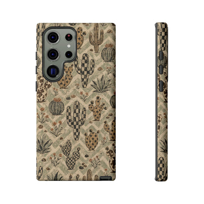 Checkered Cactus Tough Case