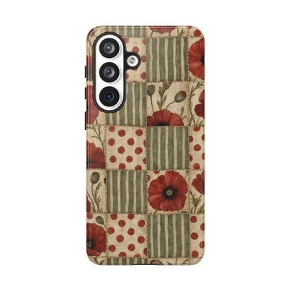 Poppy Patchwork Tough Case