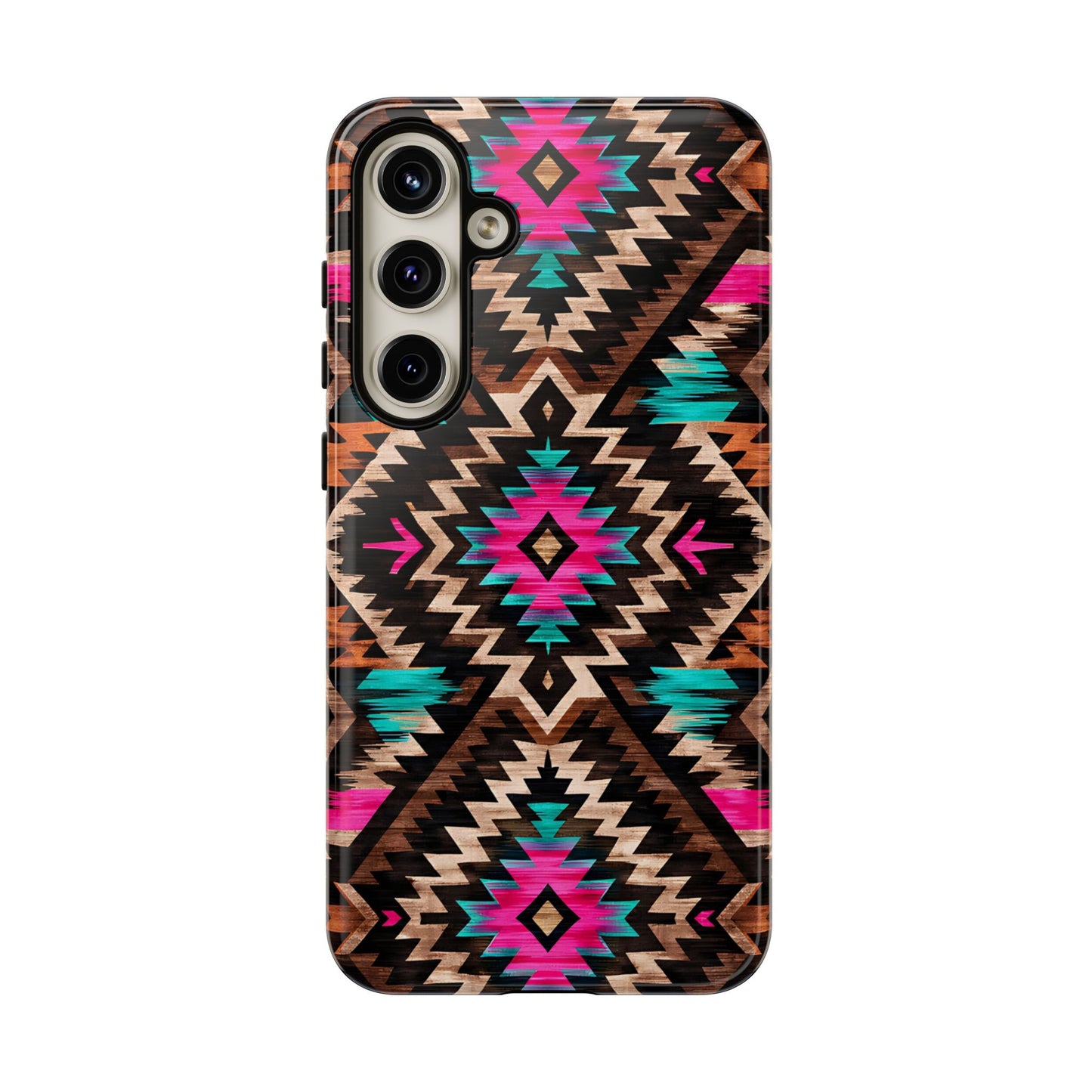 Neon Aztec Rug Tough Case