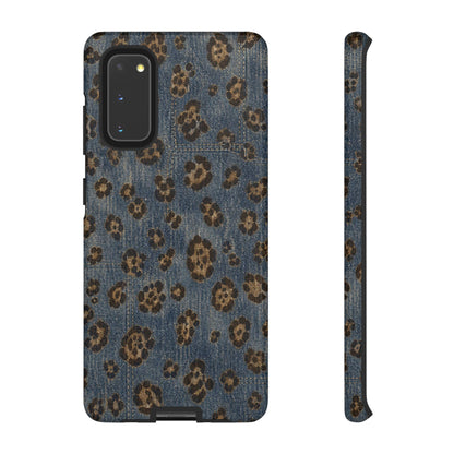 Denim Leopard Tough Case