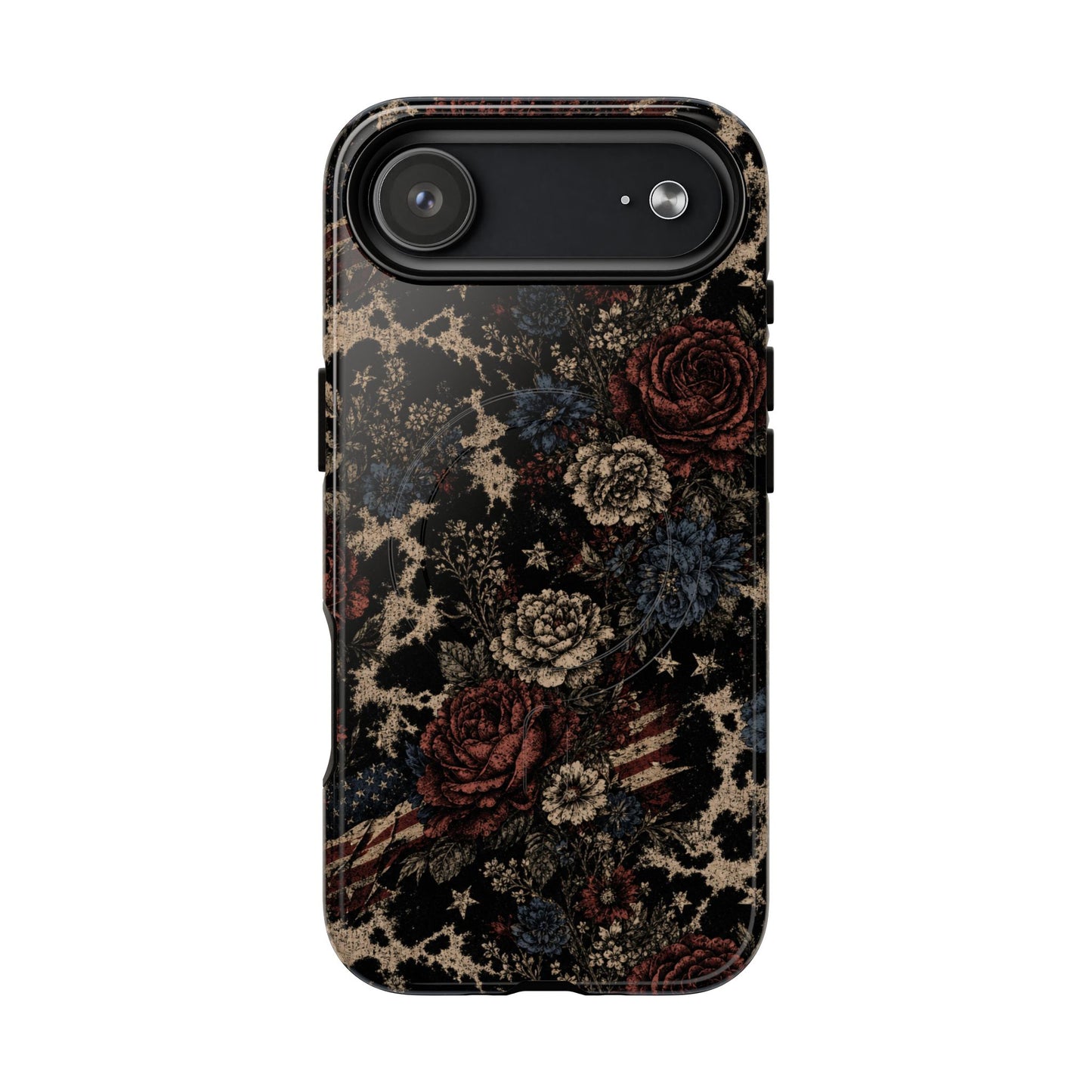 USA Cowhide Bloom Magnetic Case