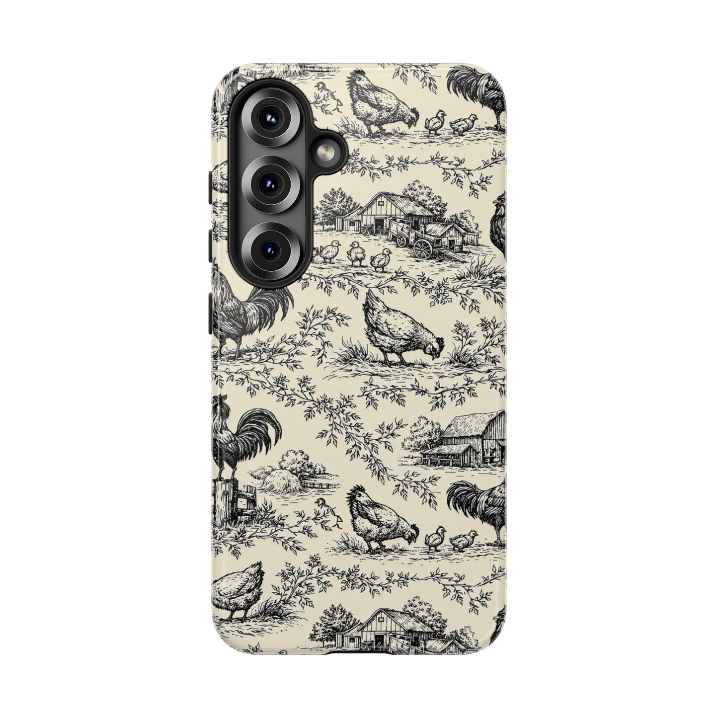 Toile Chickens Tough Case