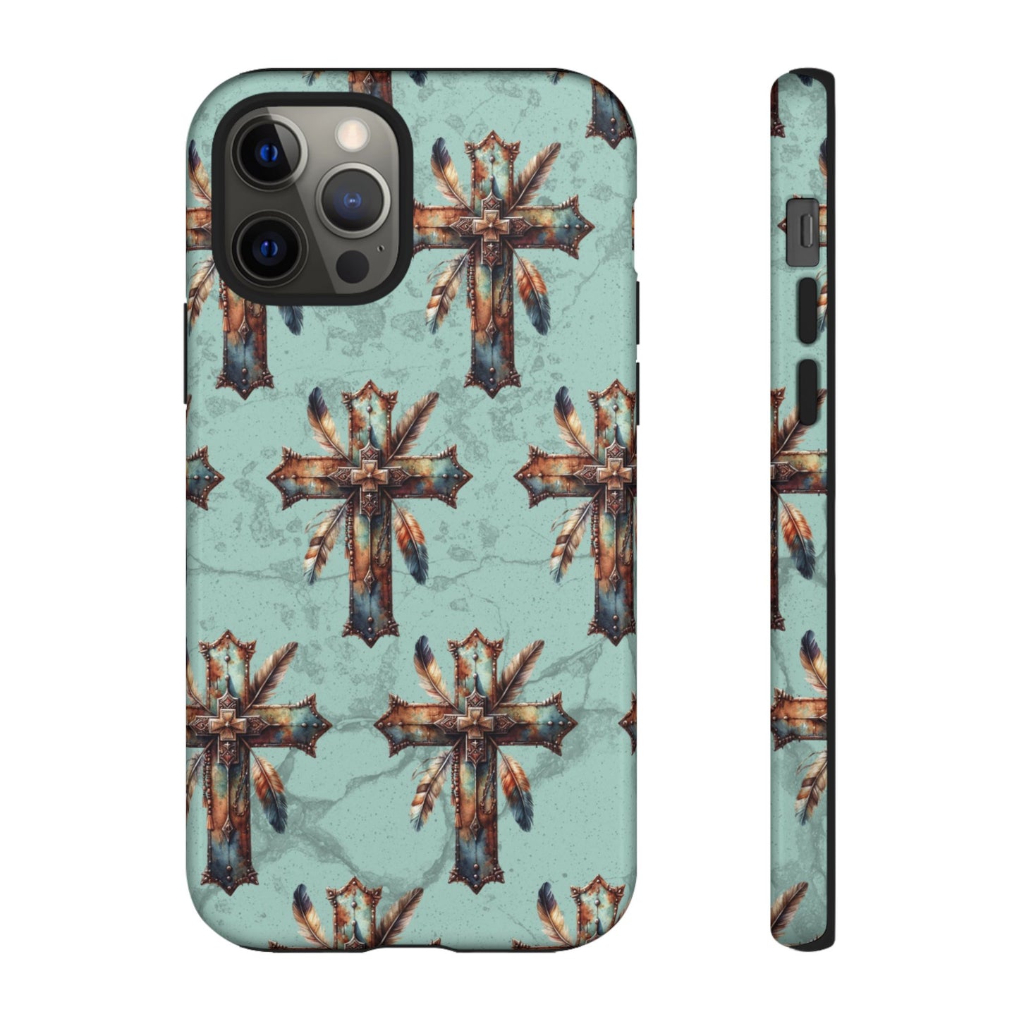 Crosses And Feathers Tough Case