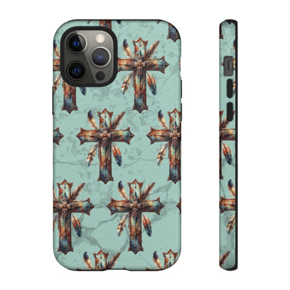Crosses And Feathers Tough Case