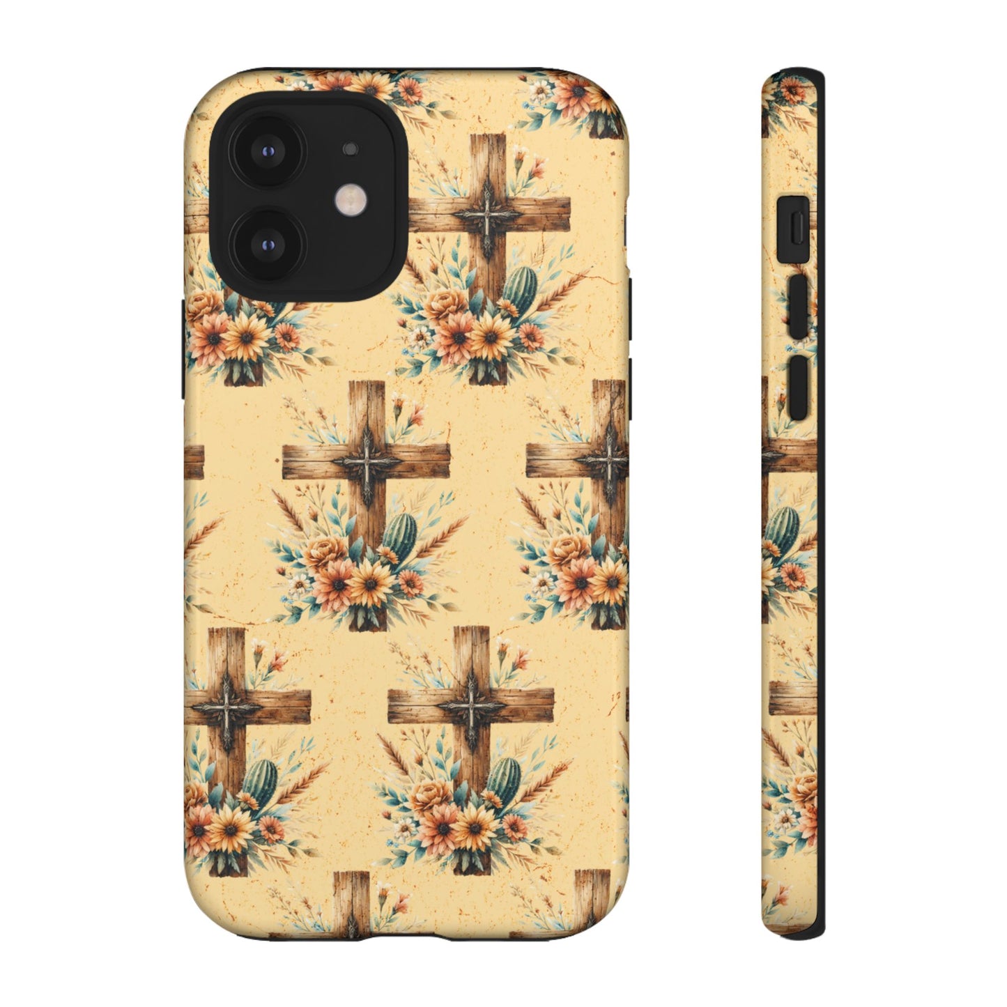 Floral Crosses Tough Case