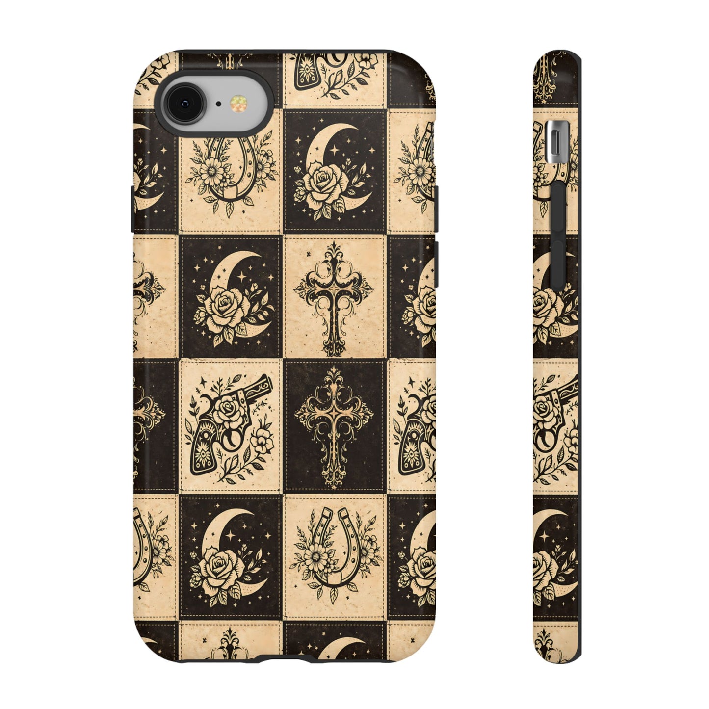 Western Patchwork Icons Tough Case