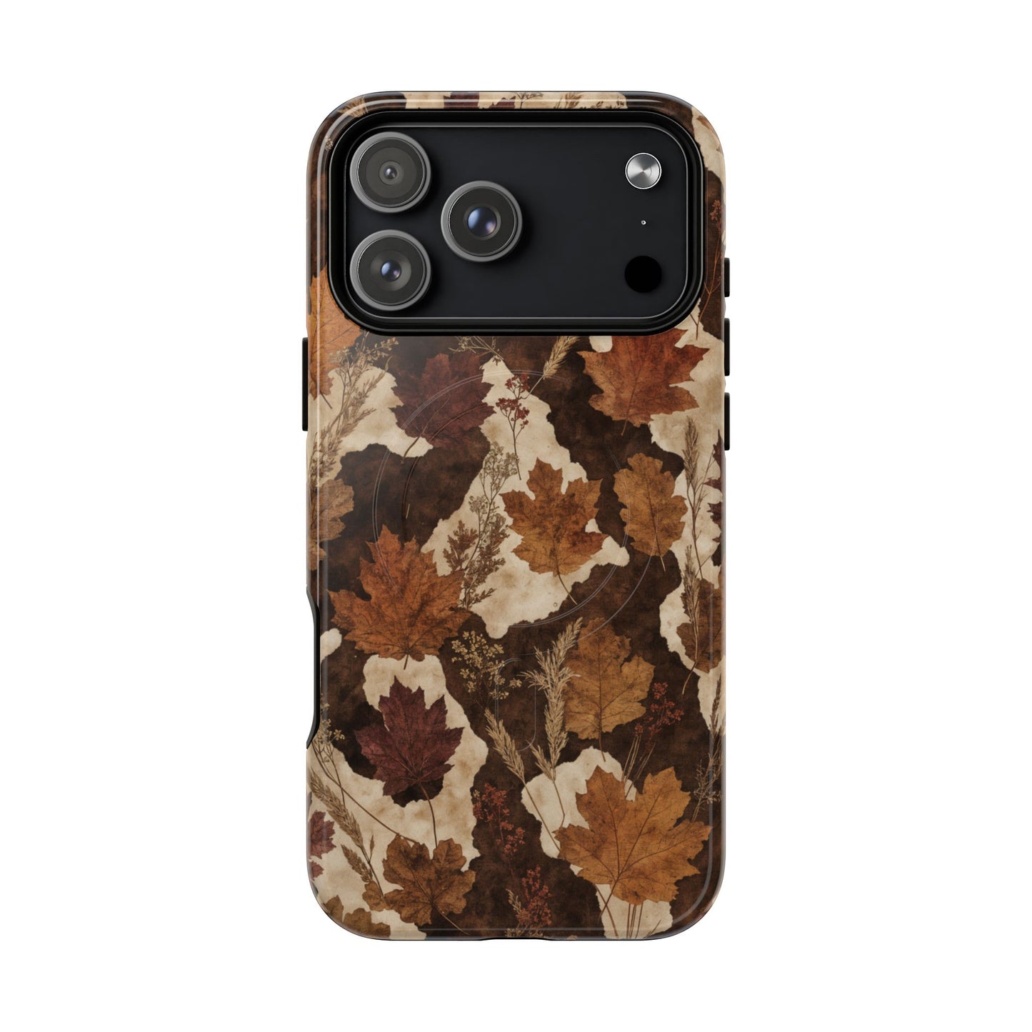 Autumn Cowhide Magnetic Case