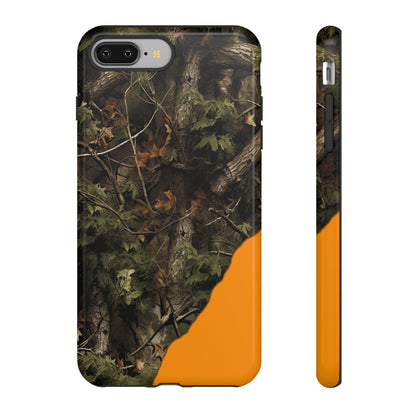 Torn Camo Orange Tough Case