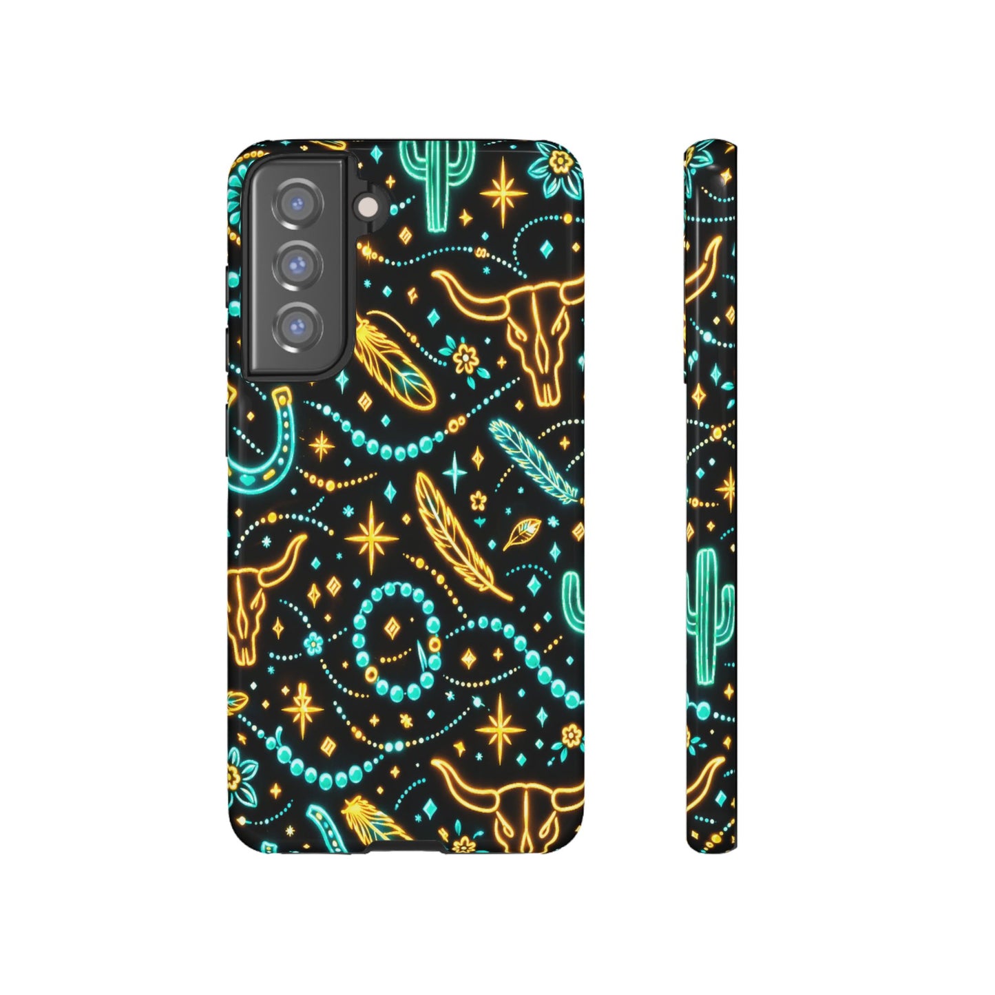 Neon Turquoise Tough Case