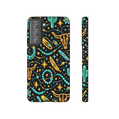 Neon Turquoise Tough Case