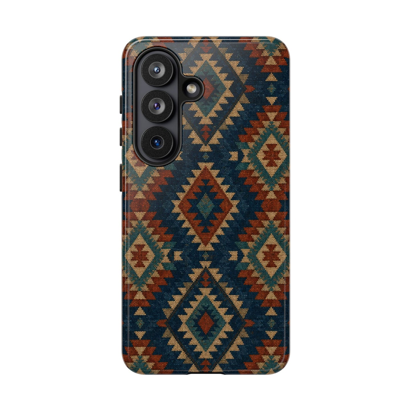 Navy Aztec Tough Case