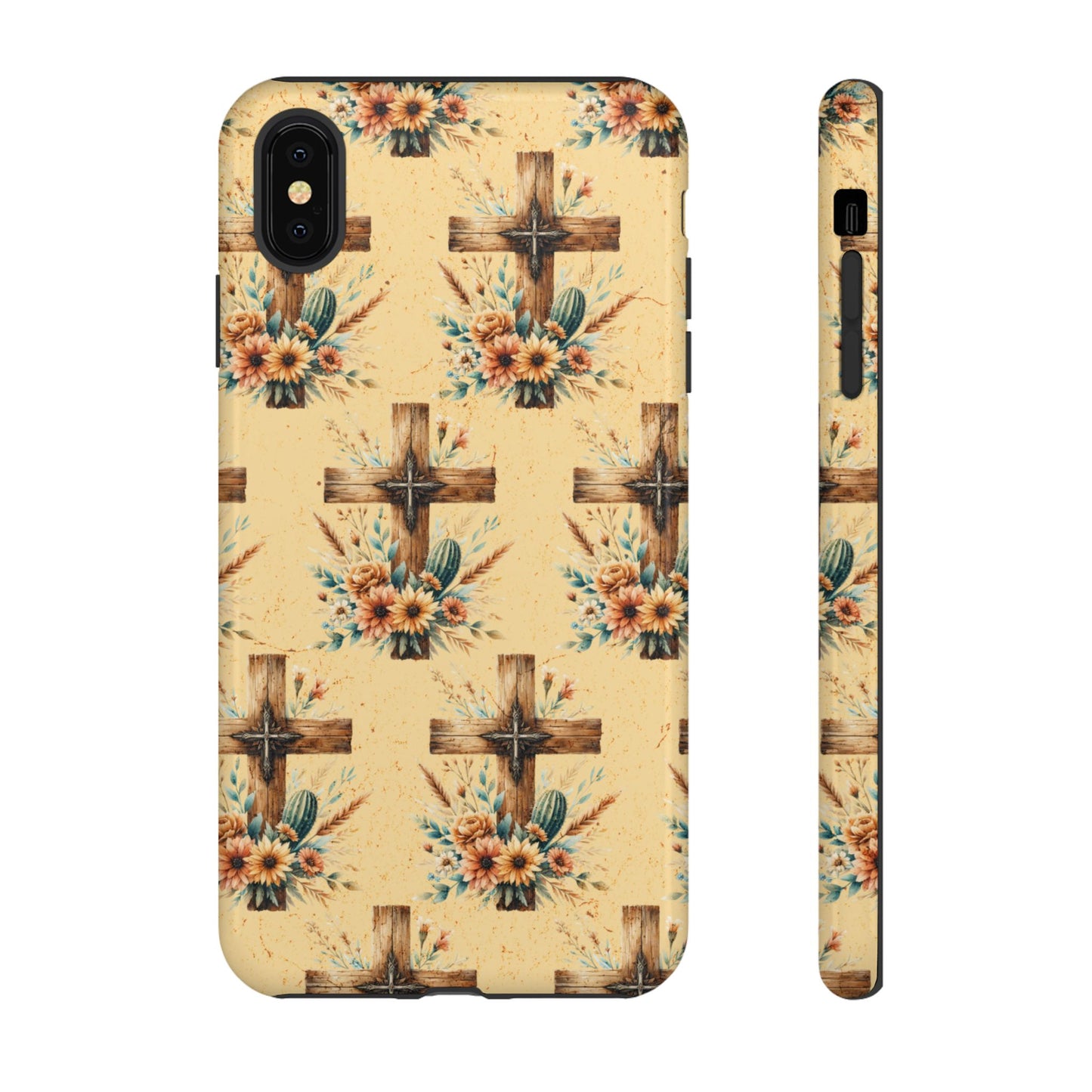 Floral Crosses Tough Case