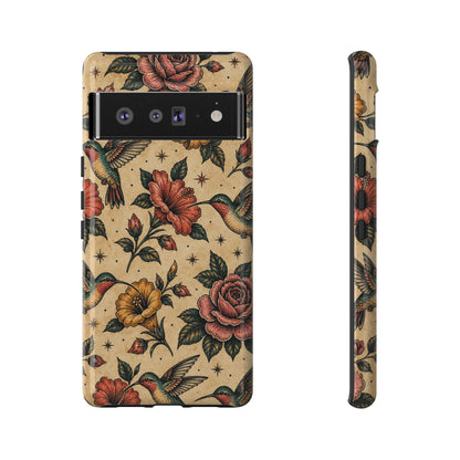 Hummingbird Rose Tough Case