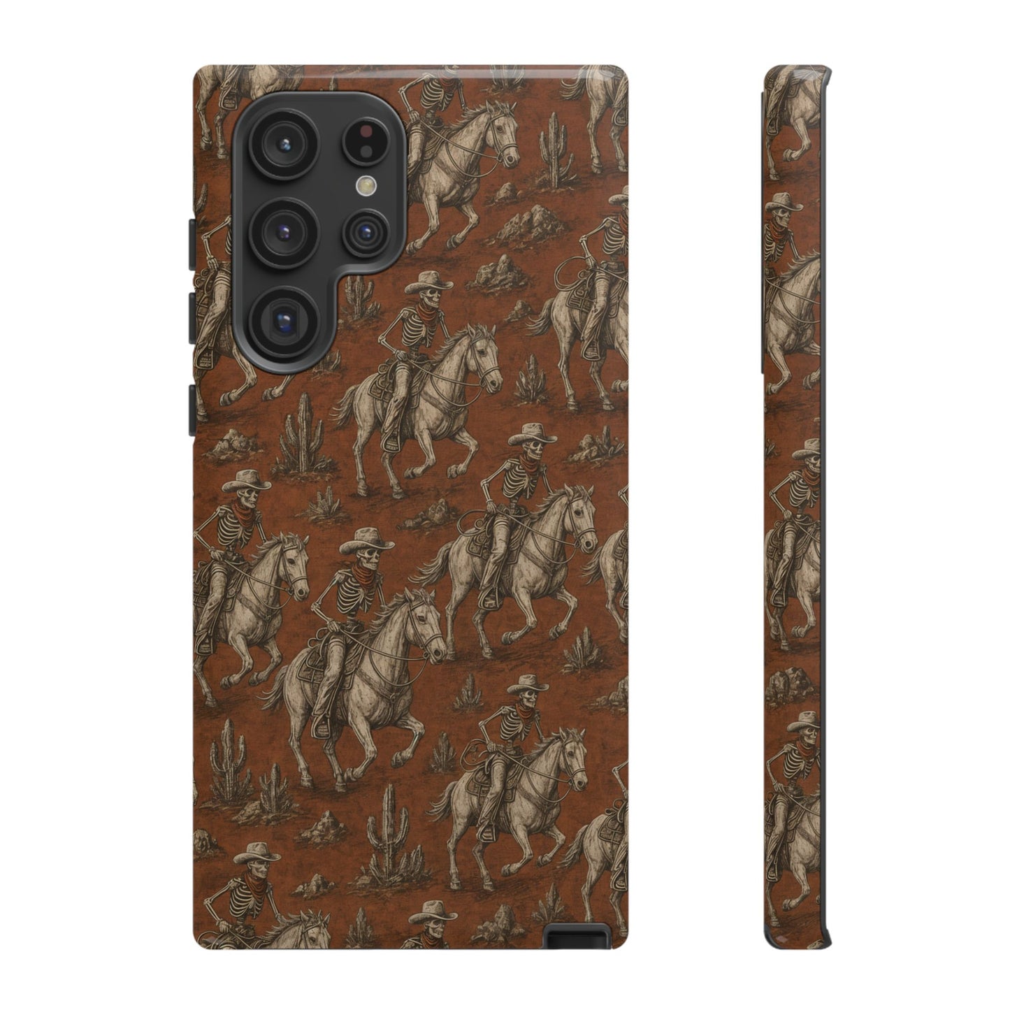 Skeleton Cowboy Ride Tough Case