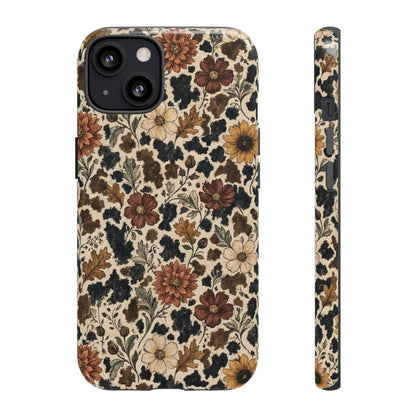 Autumn Cowhide Bloom Tough Case