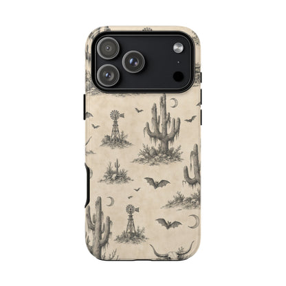 Spooky Desert Toile Tough Case