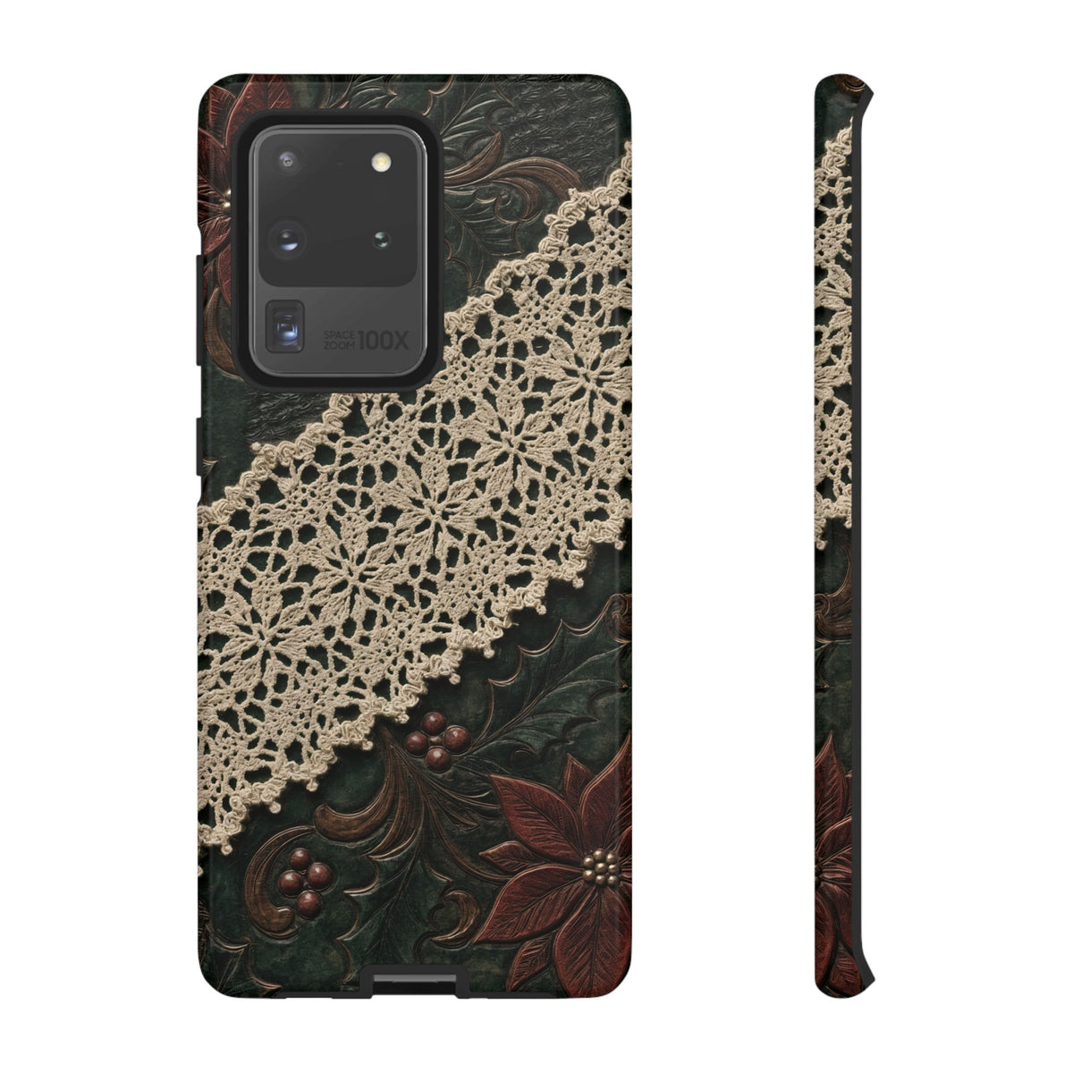 Poinsettia Lace Tough Case