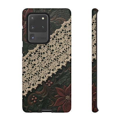 Poinsettia Lace Tough Case