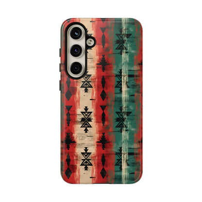 Christmas Grunge Aztec Tough Case