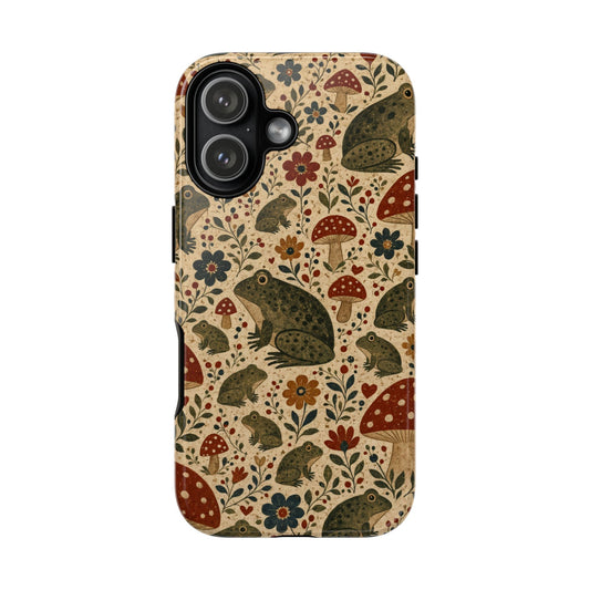 Folk Frog Toadstool Tough Case
