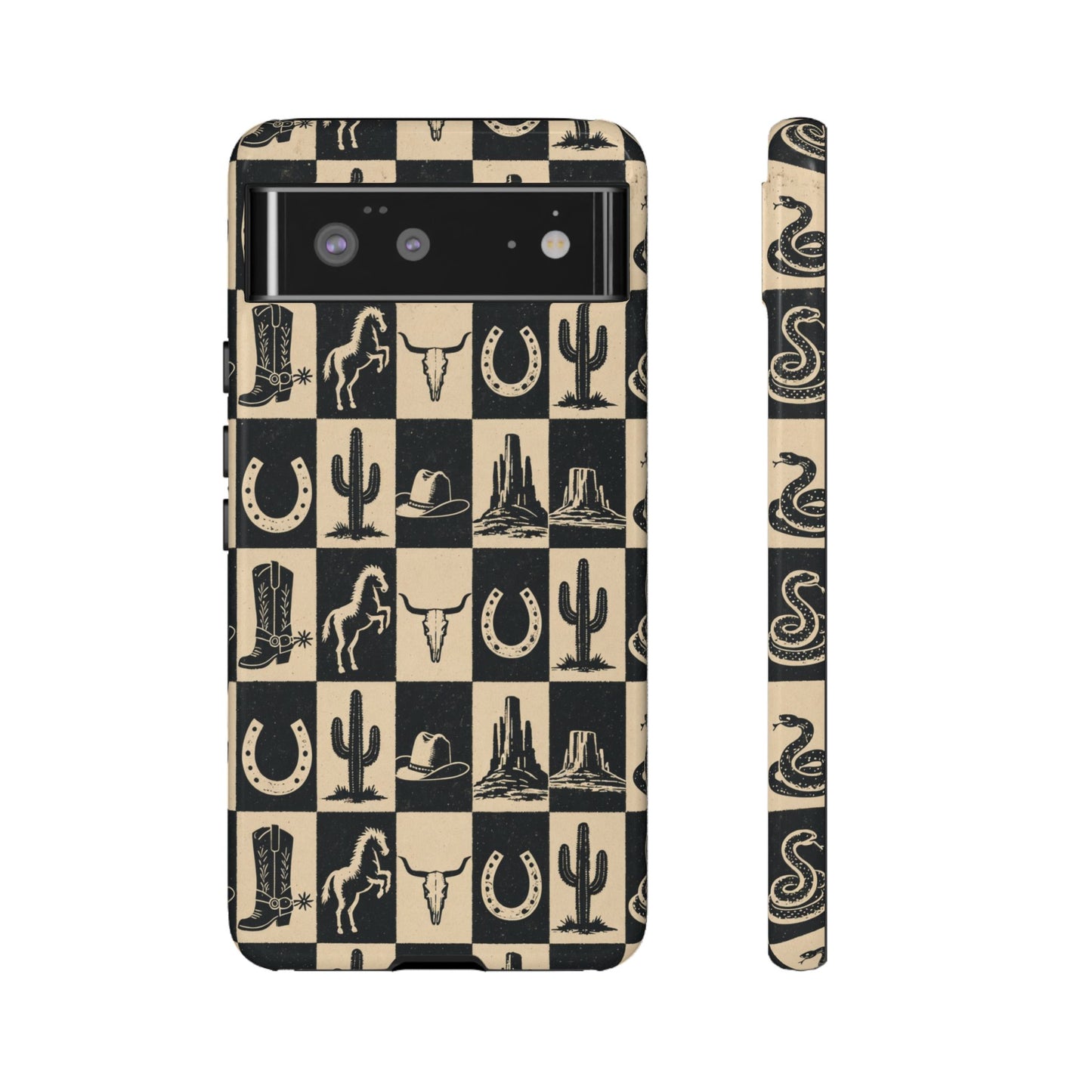 Western Checkerboard Tough Case