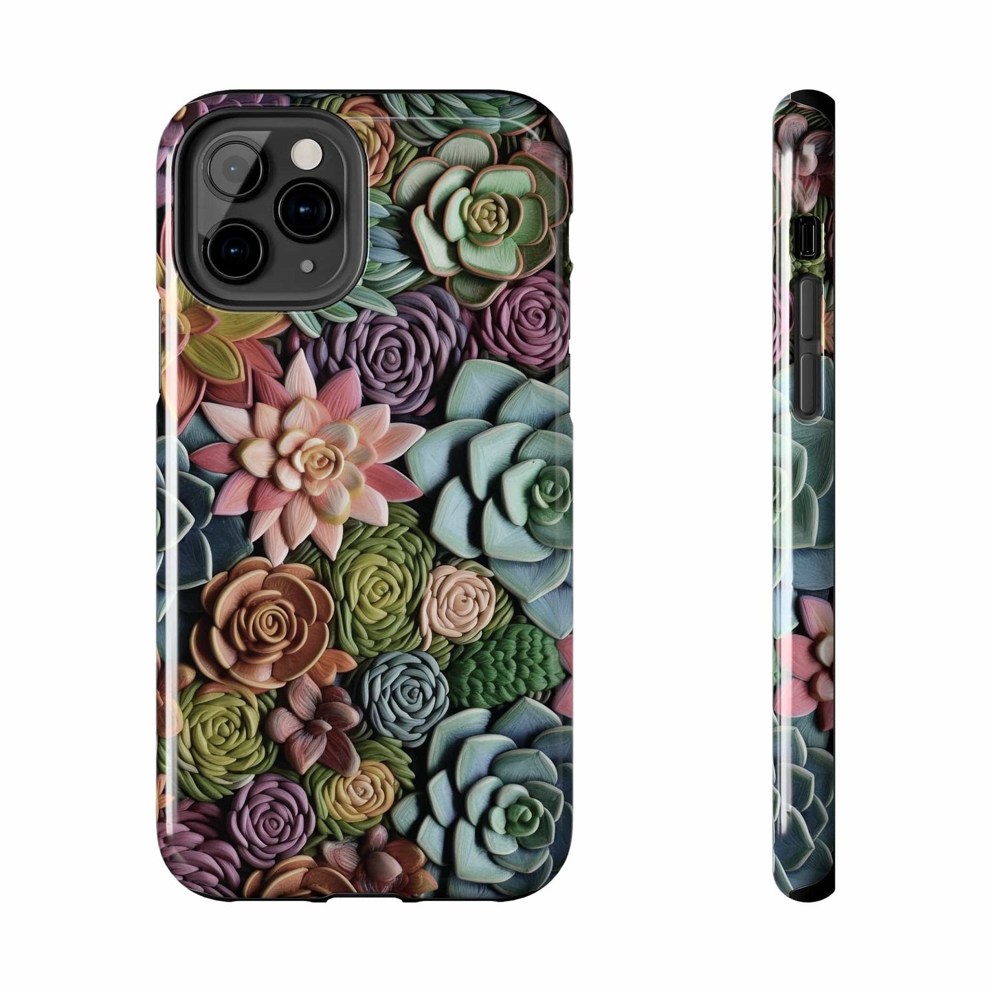 3d Succulent Flower Phone Case