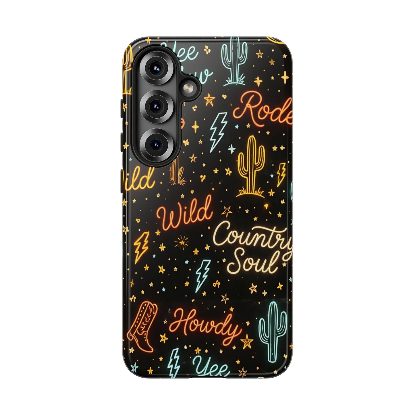 Neon Western Script Tough Case