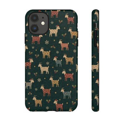 Yuletide Goats Tough Case