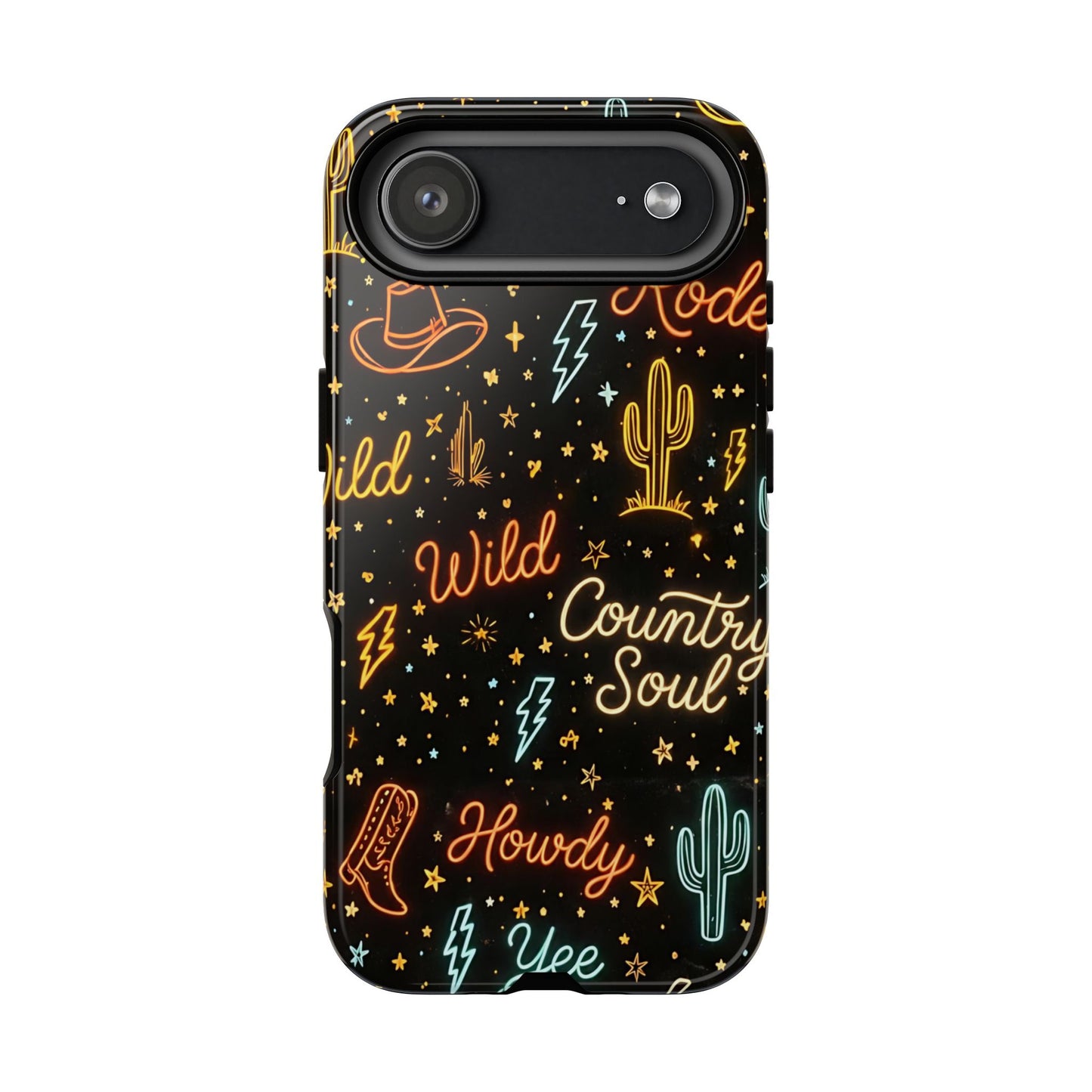 Neon Western Script Tough Case