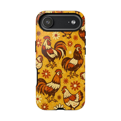 Retro Chickens Tough Case