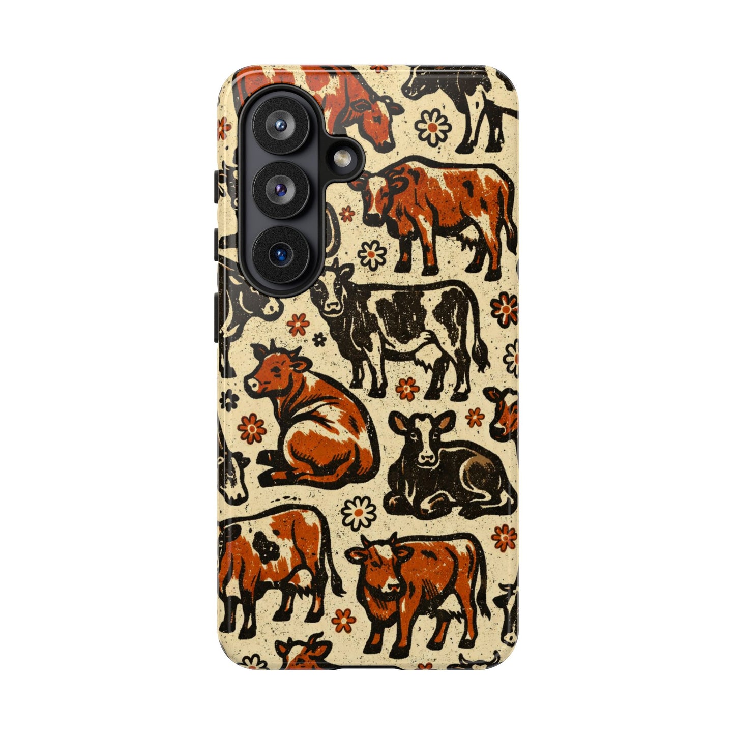 Retro Cows Tough Case