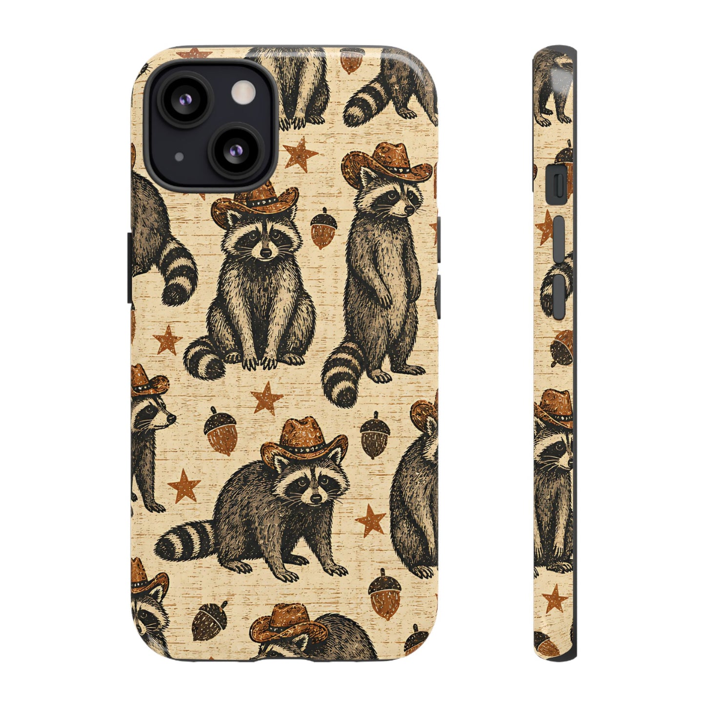 Retro Raccoon Tough Case