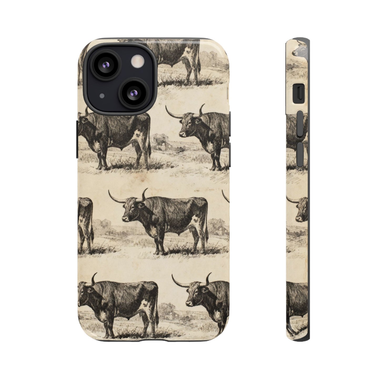 Vintage Longhorns Tough Case