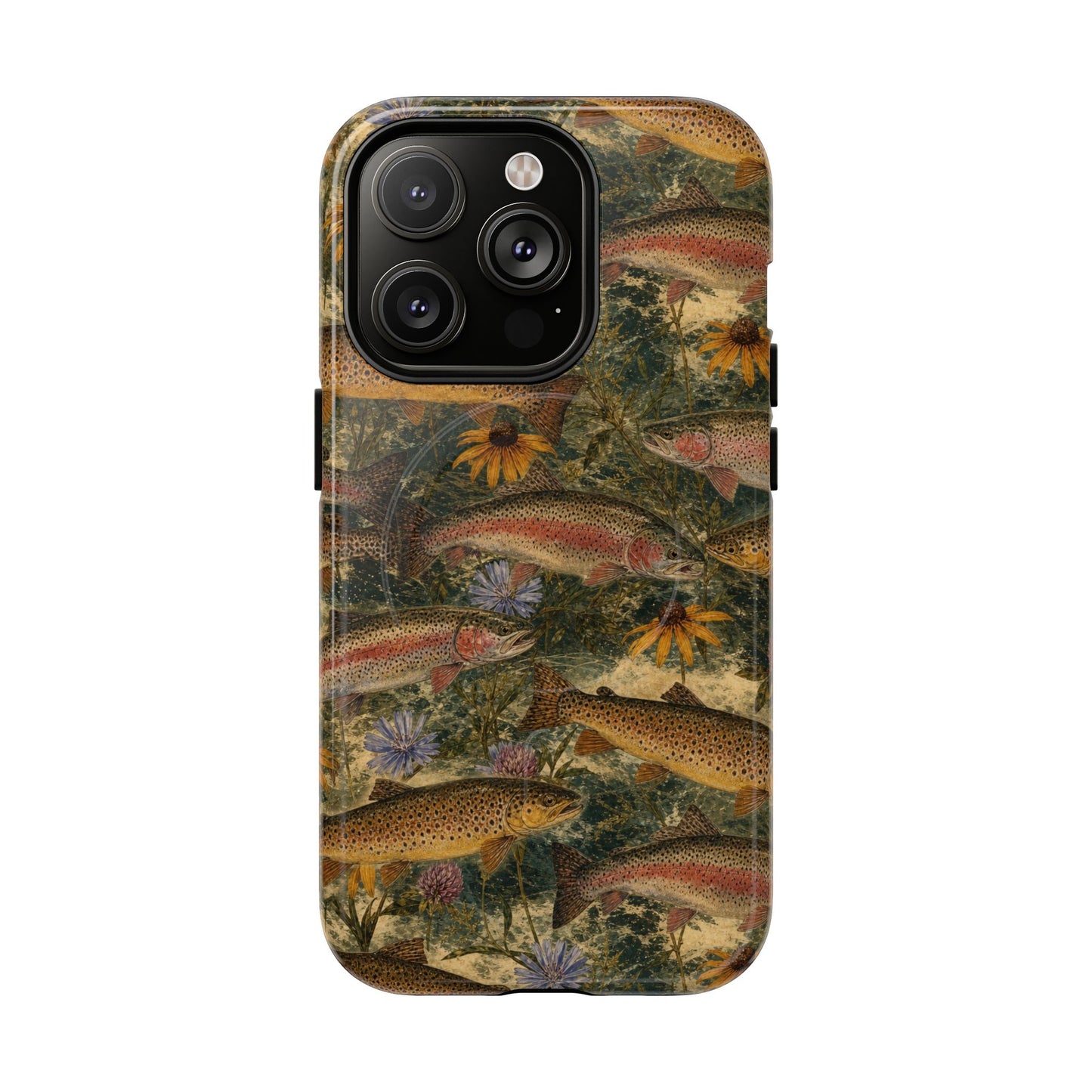Floral Trout Magnetic Case
