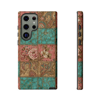 Turquoise Paisley Tough Case